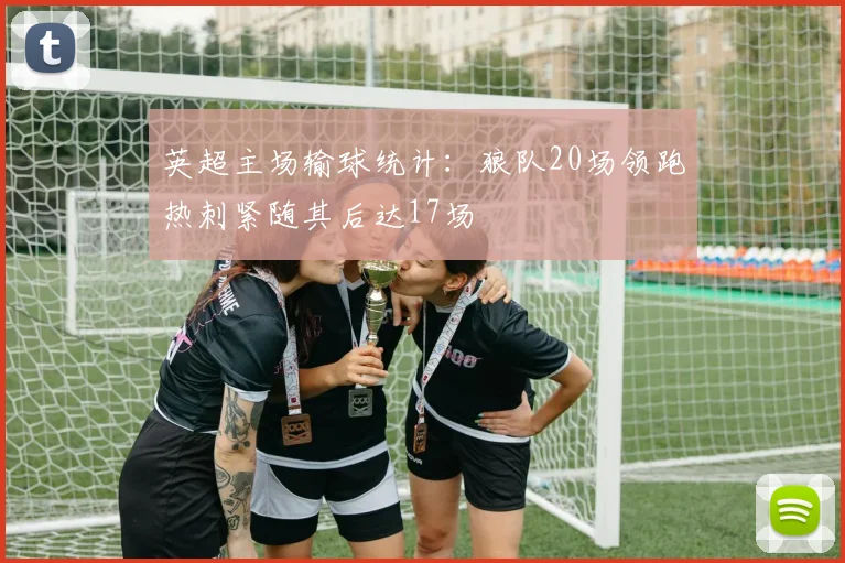 英超主场输球统计：狼队20场领跑热刺紧随其后达17场